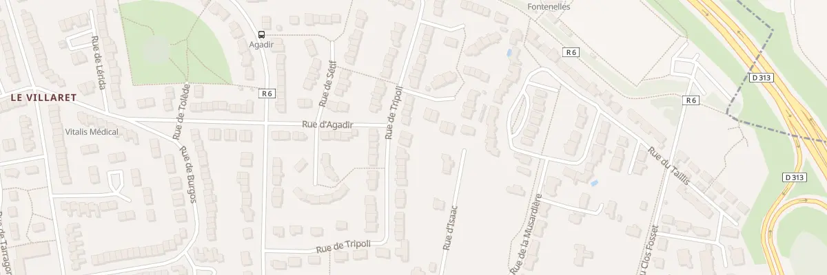 Plan du 137 Rue de Tripoli au Mans