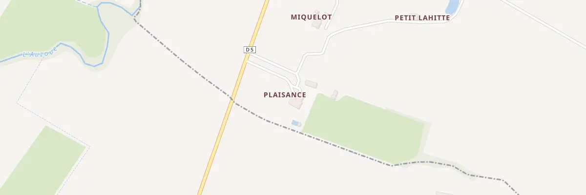 Plan du 5000 Plaisance à Lannes