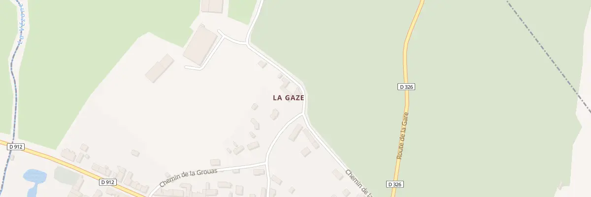 Plan du 57 La Gase au Ménil-Broût