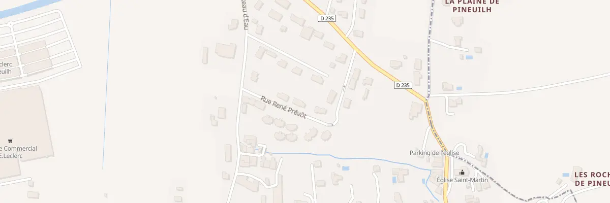 Plan du 6 Rue René Prévôt à Pineuilh