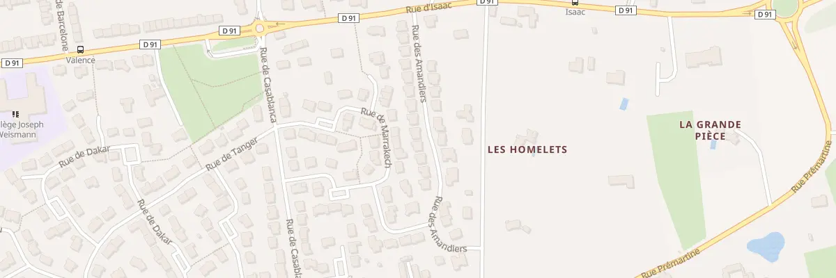 Plan du 15 Rue des Amandiers au Mans