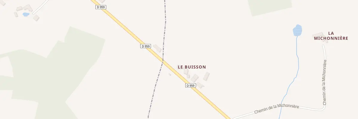 Plan du 1504 Rte du Buisson à Villiers-au-Bouin