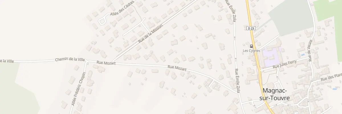 Plan du 14 Rue Mozart à Magnac-sur-Touvre