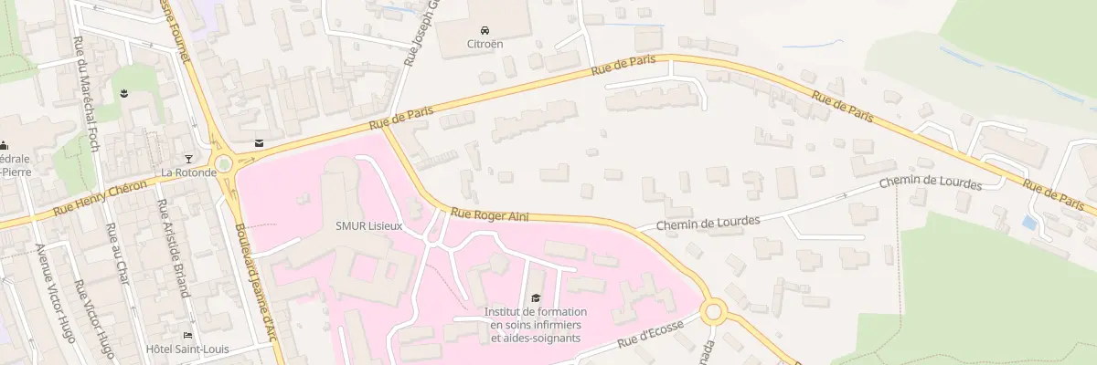 Plan du 7T Rue Roger Aini à Lisieux
