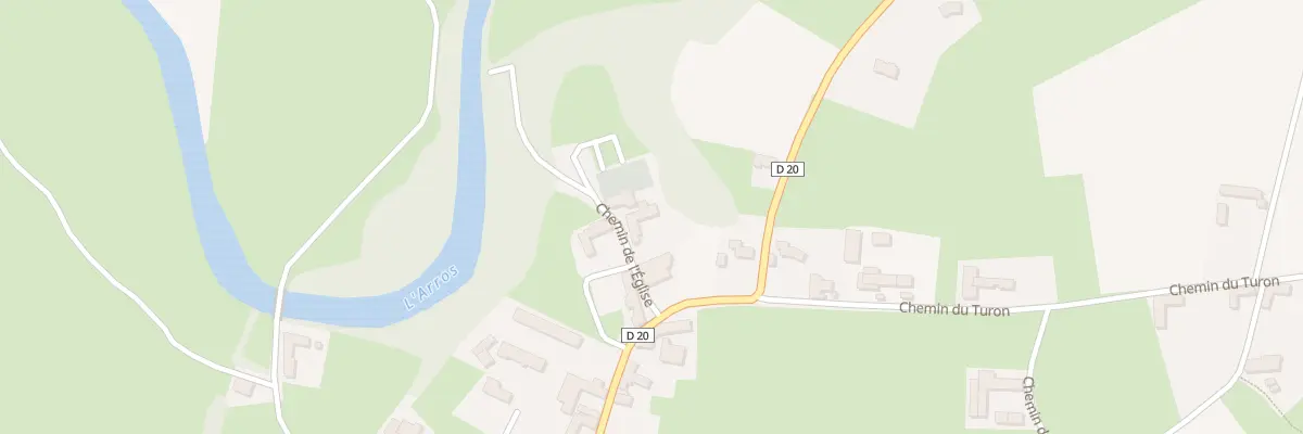 Plan du 4 Che de l’Eglise à Goudon