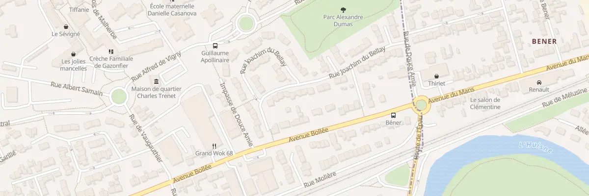 Plan du 43 Rue Joachim du Bellay au Mans
