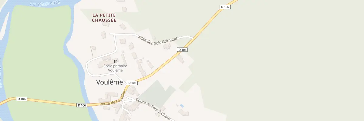 Plan du 2 Rte de Nieuillet à Voulême