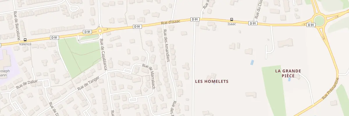 Plan du 18 Rue des Amandiers au Mans