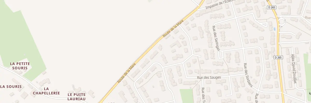 Plan du 16 Rue des Mortrons à Sargé-lès-le-Mans