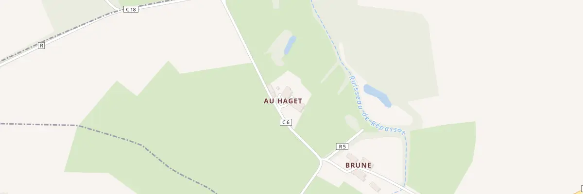 Plan du 5033 Au Haget à Lauraët