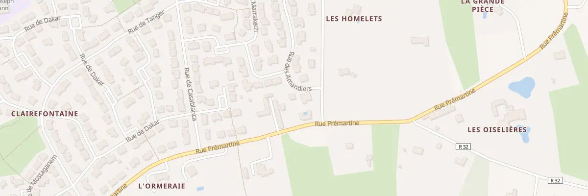 Plan du 3 Rue des Amandiers au Mans