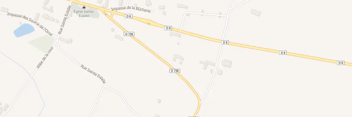 Plan du 261 Rue du Calvaire à Aunou-sur-Orne