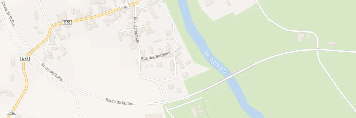 Plan du 5 Rue Sainte Agathe à Verteuil-sur-Charente