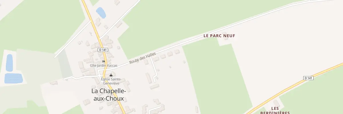 Plan du 9 Rte des Halles à La Chapelle-aux-Choux