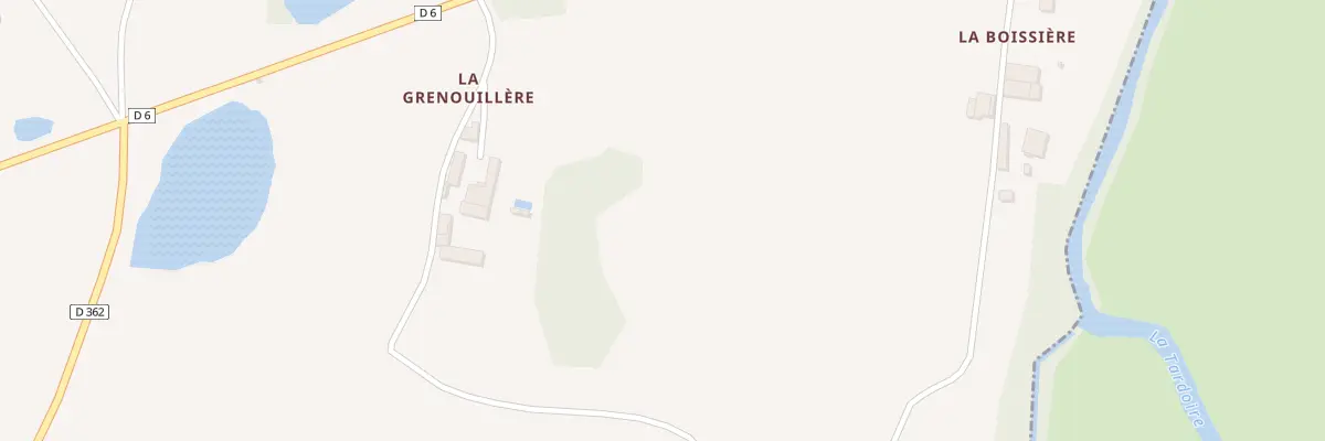 Plan du 5 Rte de la Grenouillere à Puyréaux