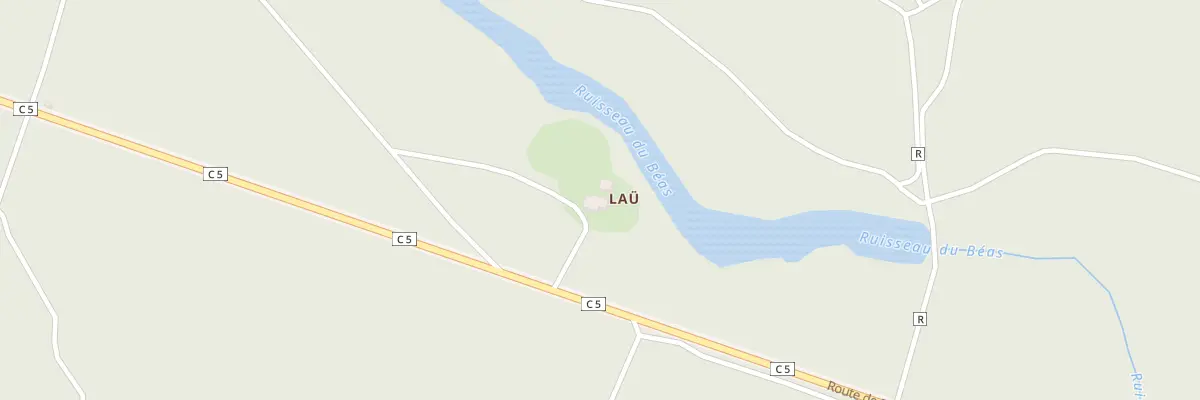 Plan du 393 Lau à Barbaste