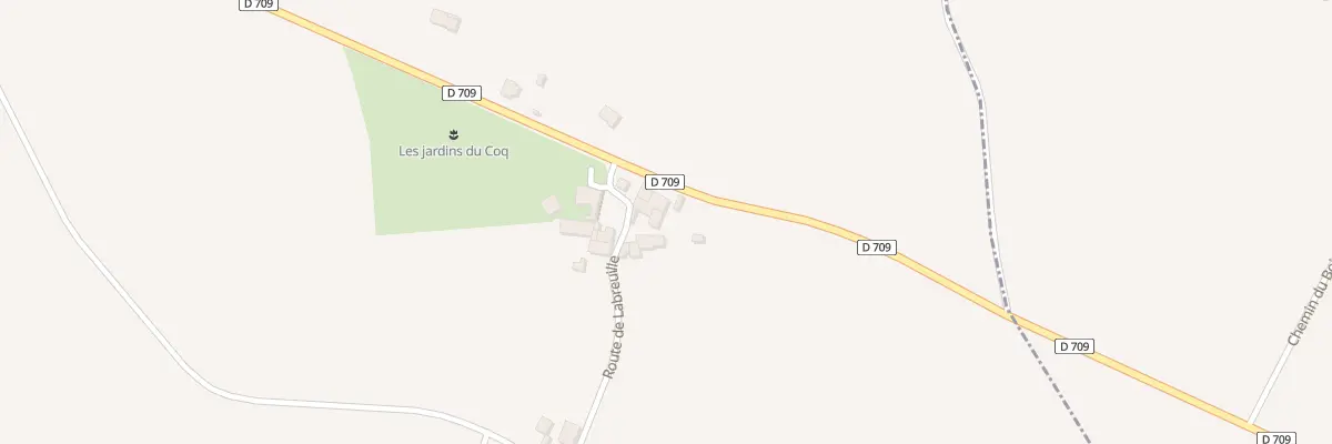 Plan du 3 Rte de Labreuille à Montignac-le-Coq
