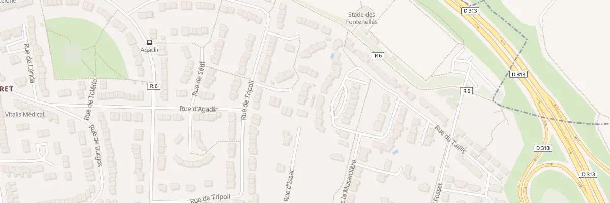 Plan du 117 Rue de Tripoli au Mans