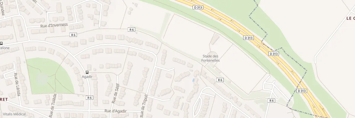 Plan du 61 Rue de Tripoli au Mans