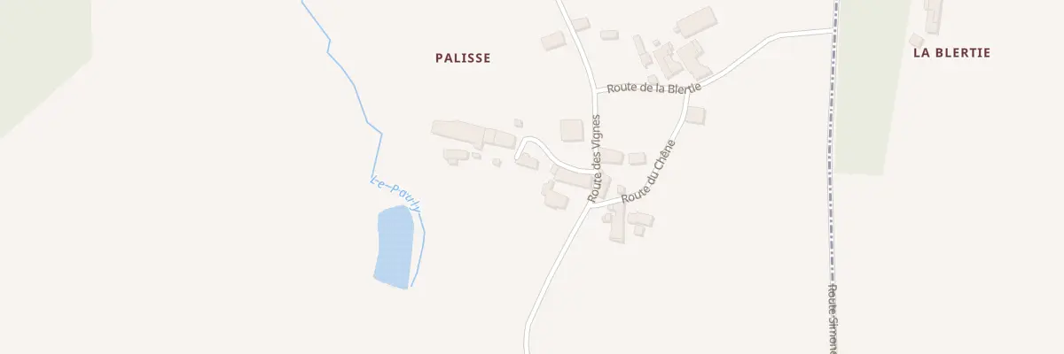 Plan du 100 Palisse à Petit-Bersac
