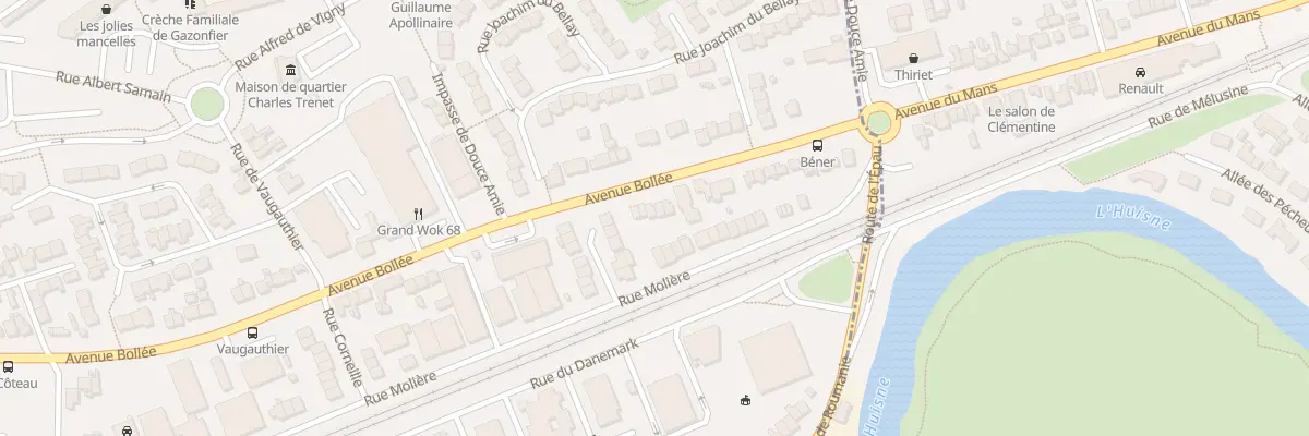 Plan du 364 Av Bollée au Mans