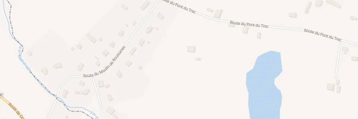 Plan du 5 Rte du Pont du Trec à Birac-sur-Trec