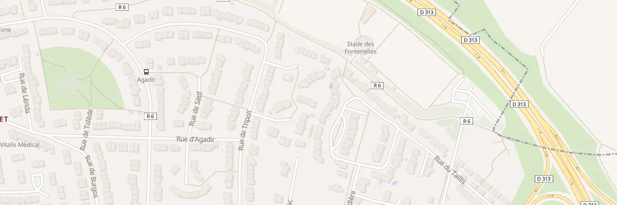 Plan du 109 Rue de Tripoli au Mans