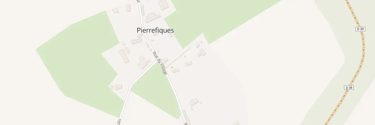 Plan du 2 All du Rougemare à Pierrefiques