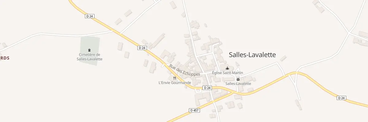Plan du 20 Rue de la Forge à Salles-Lavalette