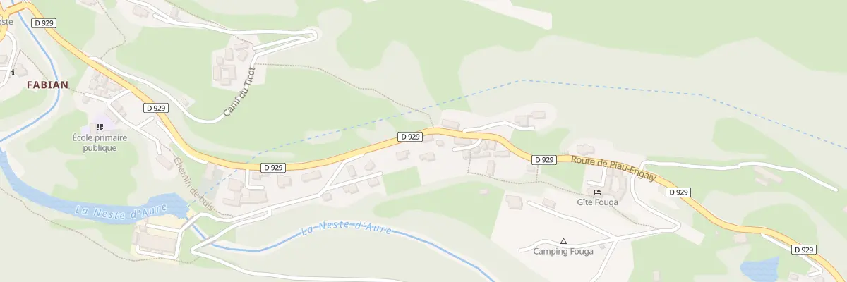 Plan du 5046 Gaillas à Aragnouet