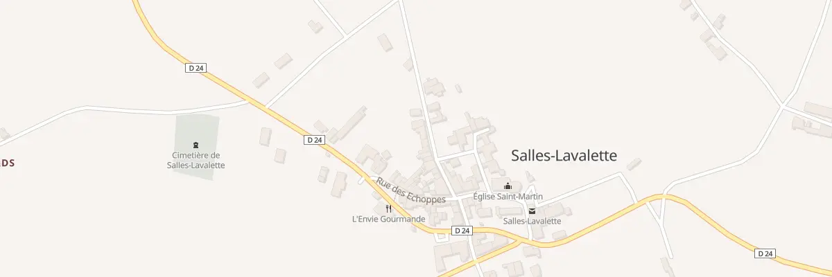 Plan du 4 Rue de la Forge à Salles-Lavalette