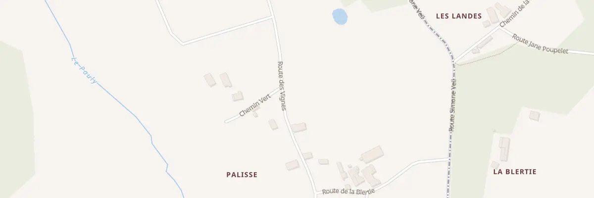 Plan du 106 Palisse à Petit-Bersac