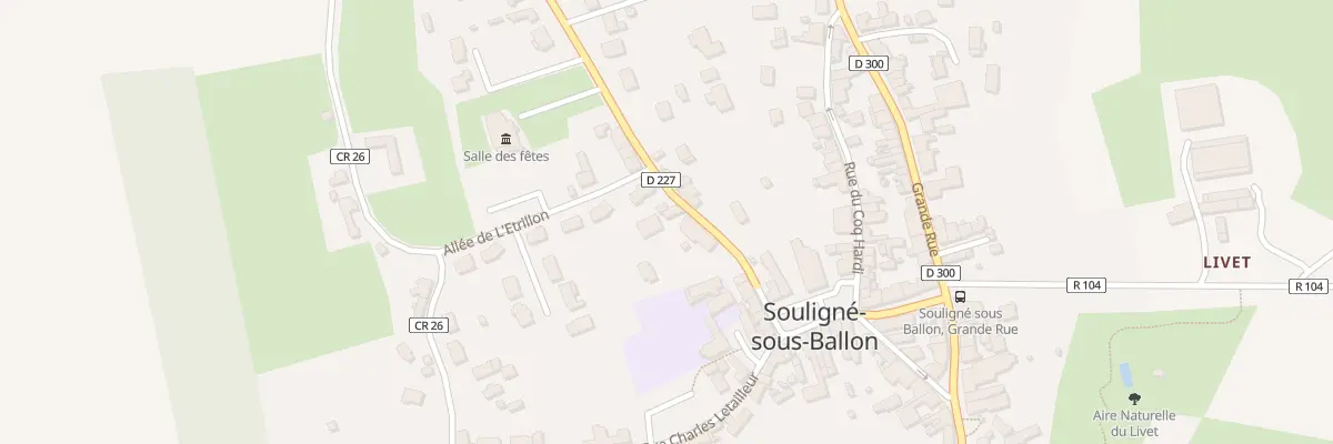Plan du 7B Rue Saint Martin à Souligné-sous-Ballon