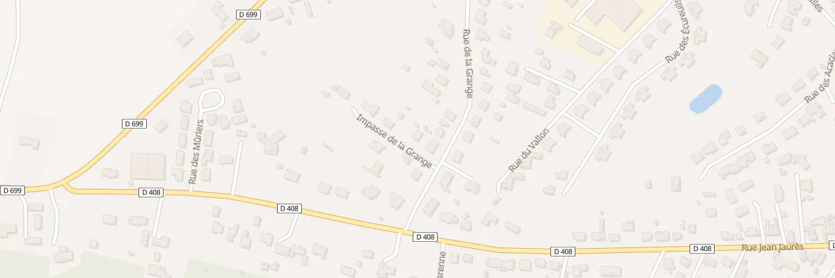 Plan du 42 Rue de la Grange à Magnac-sur-Touvre