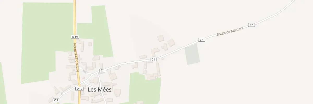 Plan du 3 Rue du Bourg D Anfray aux Mées
