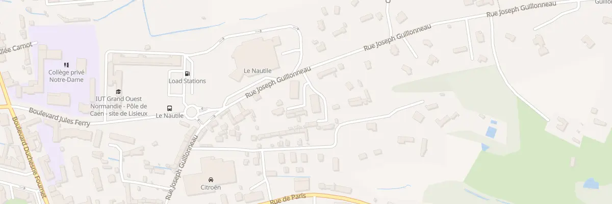 Plan du 18B Rue Joseph Guillonneau à Lisieux