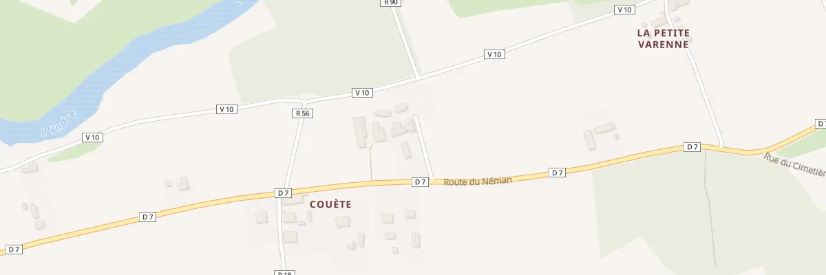 Plan du 8 Rte du Néman à Huismes