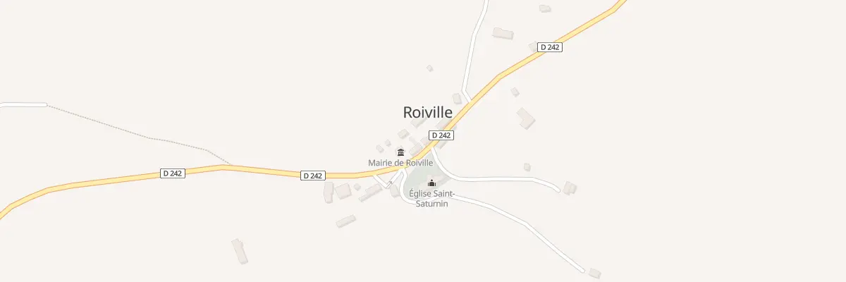 Plan du 43 Le Bourg à Roiville