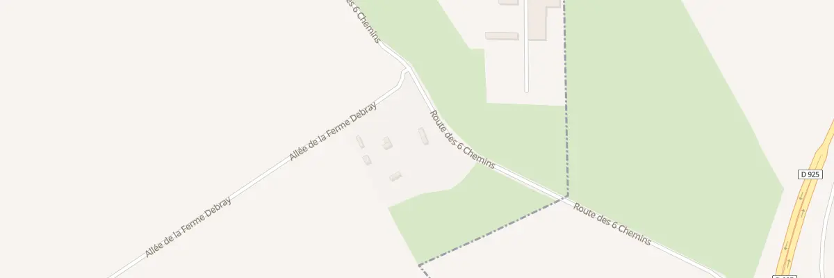 Plan du 1 All de la Ferme Debray à Rolleville