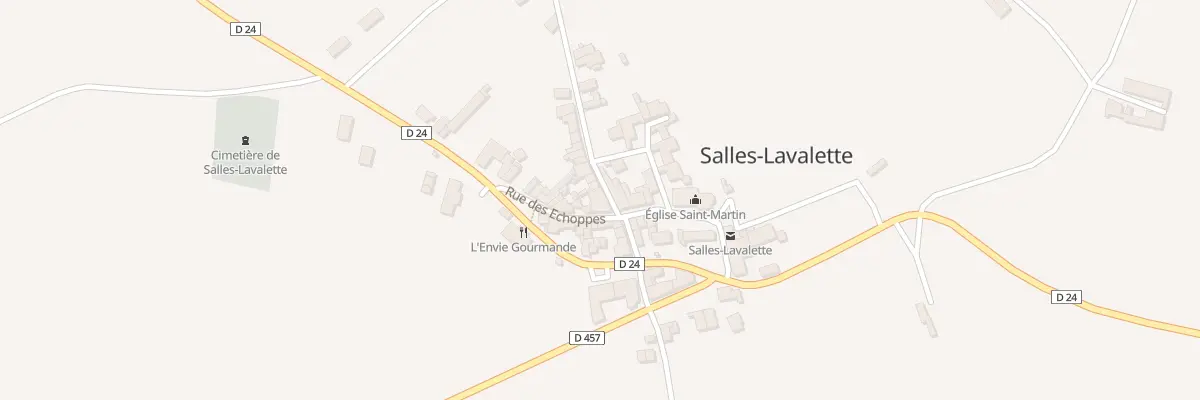 Plan du 5017 Le Bourg à Salles-Lavalette
