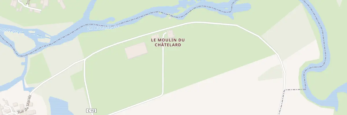 Plan du 5255 Les Coux à Puyréaux