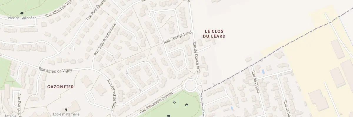 Plan du 7 Rue Robert Desnos au Mans