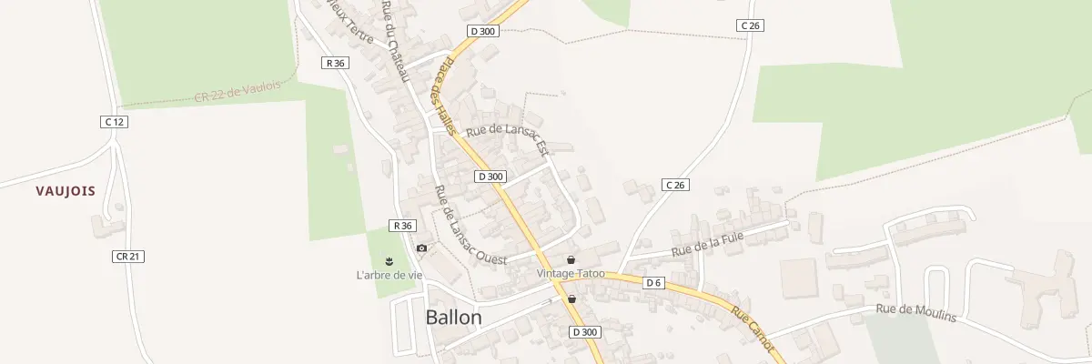 Plan du 7 Rue de Lansac Est à Ballon-Saint Mars