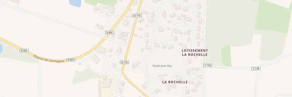 Plan du 2 Rue Francois Mitterrand à Gondrin