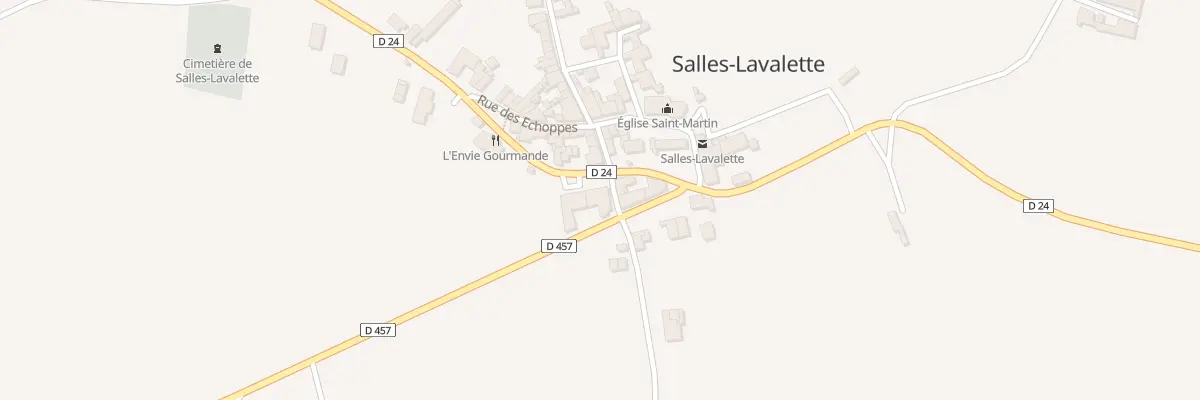 Plan du 5047 Le Bourg à Salles-Lavalette