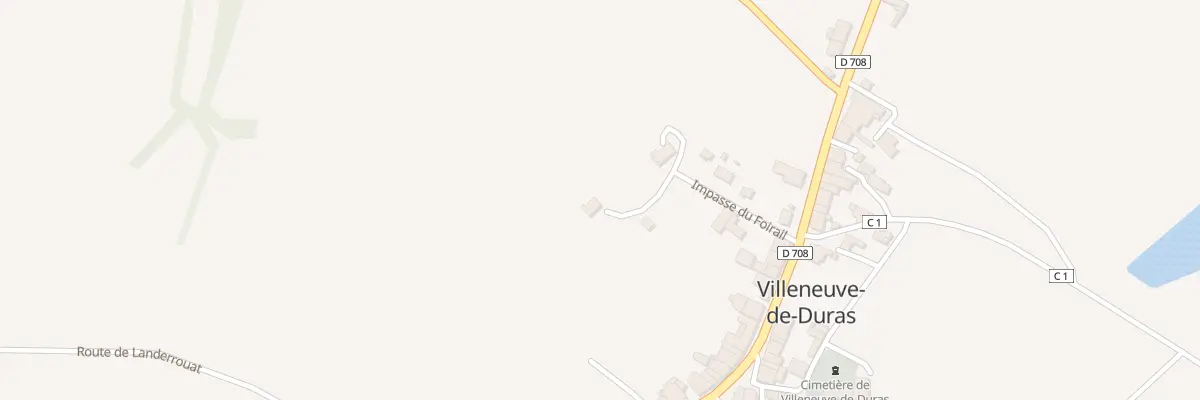 Plan du 2 Derriere Le Bourg à Villeneuve-de-Duras