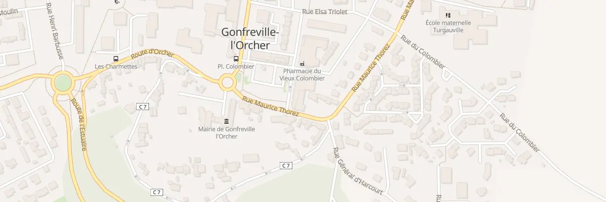Plan du 1 Rue Maurice Thorez à Gonfreville-l’Orcher