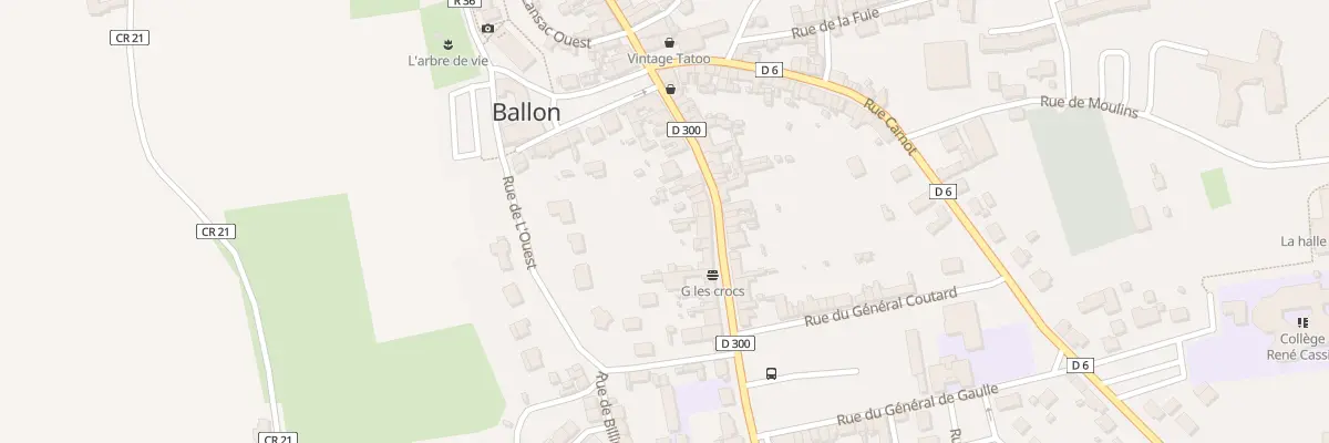 Plan du 18 Rue du General Leclerc Ballon à Ballon-Saint Mars