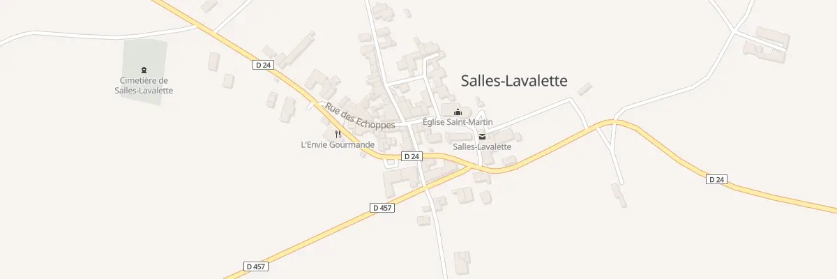 Plan du 3  à Salles-Lavalette