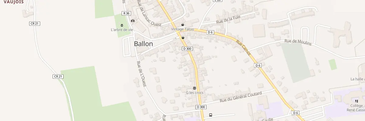 Plan du 10 Rue du General Leclerc Ballon à Ballon-Saint Mars